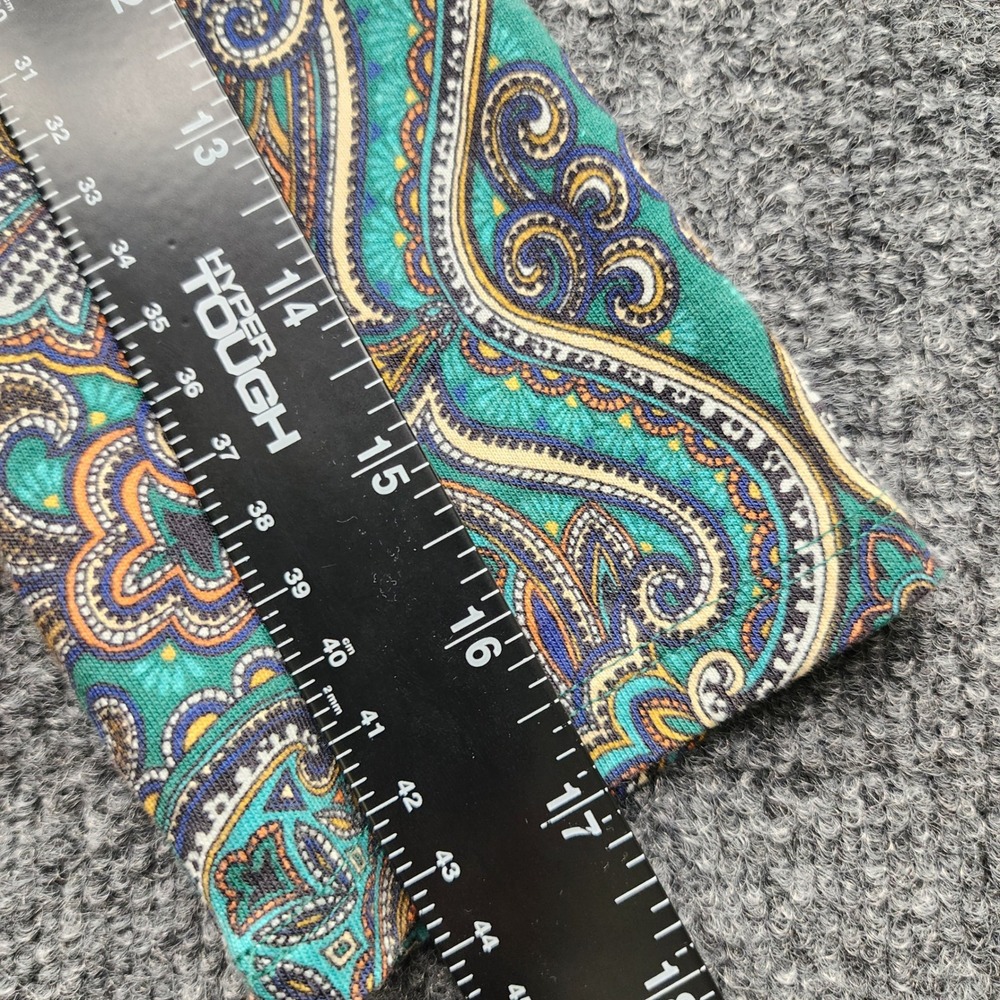 Soft Surroundings Cotton Modal Paisley Boho Swing Maxi Dress XS Small 3/4 Sleeve - Picture 4 of 10
